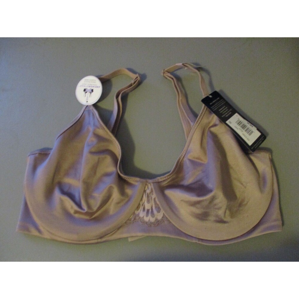 Bali Passion for Comfort Dreamwire Bra DF3390 Brown Womens Sz 34D Everyday NWT